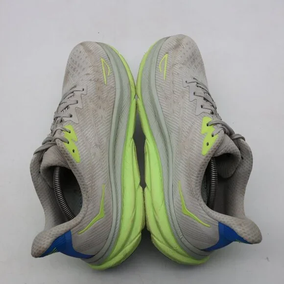 Hoka One One Clifton 9 Men's Size 12 D Stardust Electric Grey 1127895 STLC